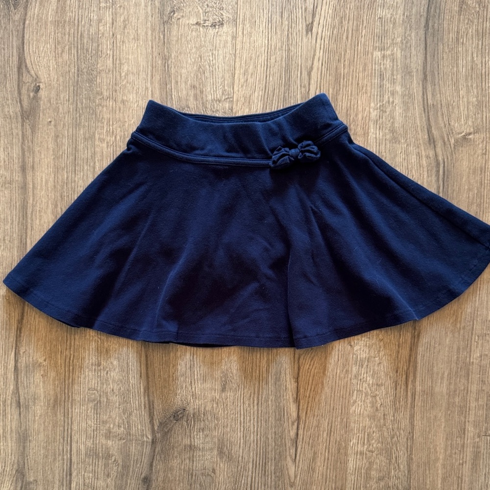 Navy Blue Girls Uniform Skort